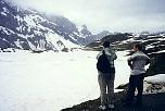 Frozen lake