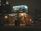 parking lot at night