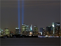 Statue of Liberty and WTC Lights